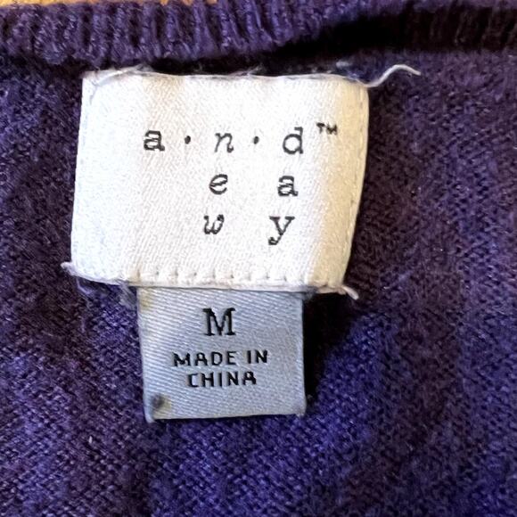 A New Day Light Sweater in Plum - Picture 3 of 6